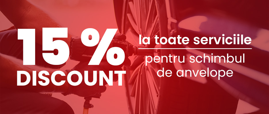 15% Discount la Schimbul de Roți