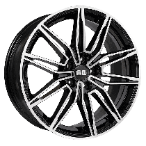 Elite Wheels ASSOS 18, 8, 5, 112, 30, 66.6, black polished,