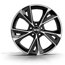 Elite Wheels LUSTER 17, 7.5, 5, 112, 36, 66.45, black polished,
