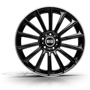 Elite Wheels WILD BEAUTY 17, 7.5, 5, 112, 35, 66.5, BLACK LIP POLISHED,